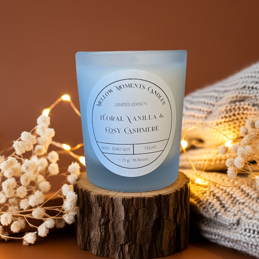 Mini Floral Vanilla & Cosy Cashmere Candle