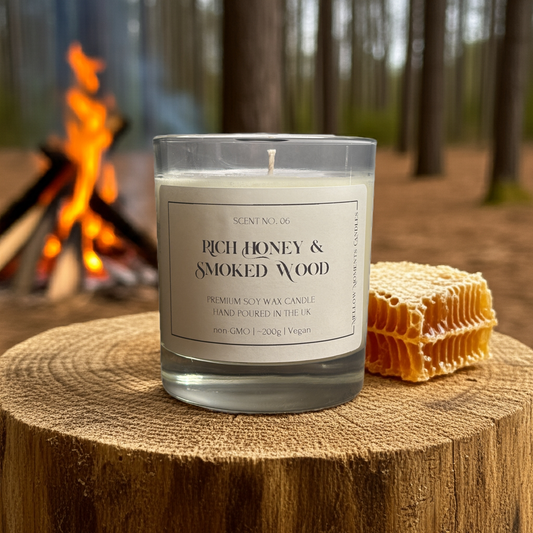 Rich Honey & Smoked Wood Candle