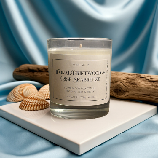 Floral Driftwood & Crisp Seabreeze Candle