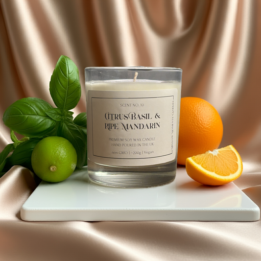 Citrus Basil & Ripe Mandarin Candle