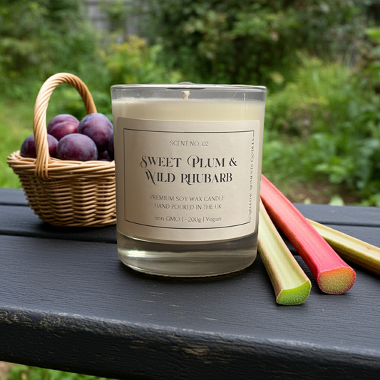 Sweet Plum & Wild Rhubarb Candle