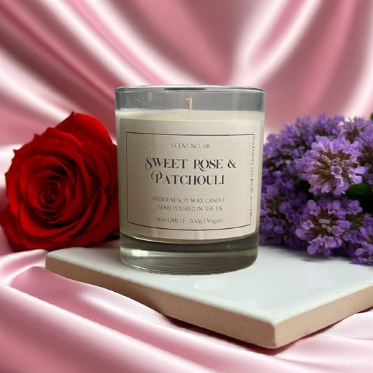 Sweet Rose & Patchouli Candle
