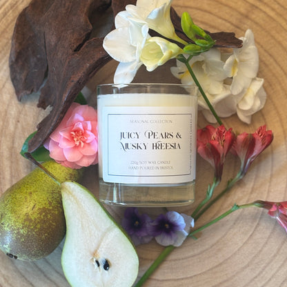 Juicy Pear & Musky Freesia Candle