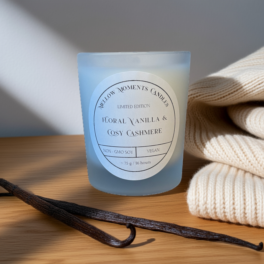 Mini Floral Vanilla & Cosy Cashmere Candle