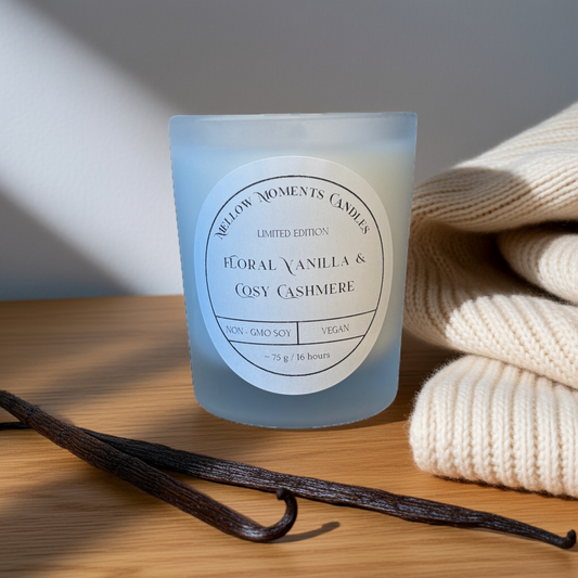 Mini Floral Vanilla & Cosy Cashmere Candle