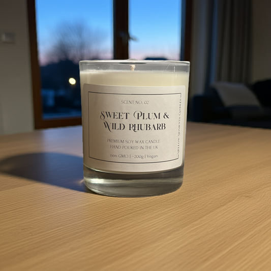 Sweet Plum & Wild Rhubarb Candle
