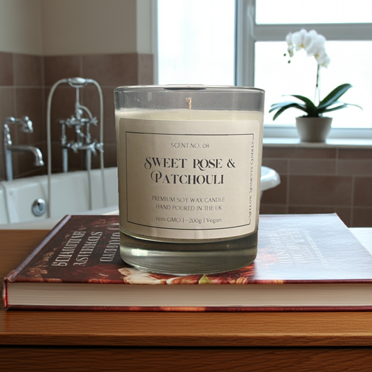Sweet Rose & Patchouli Candle