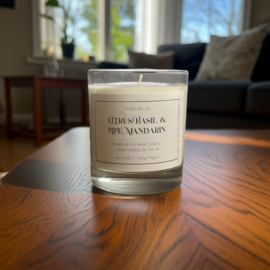 Citrus Basil & Ripe Mandarin Candle