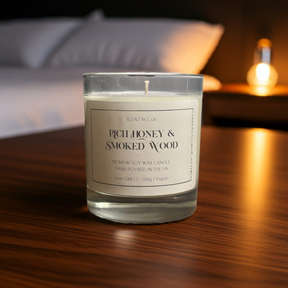 Rich Honey & Smoked Wood Candle